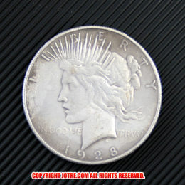 ピースダラー1ドル銀貨1928年(レプリカコイン)