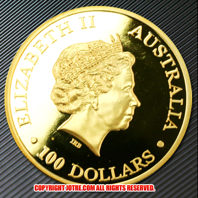 2015年オーストラリアカンガルー100ドル金貨(レプリカコイン
