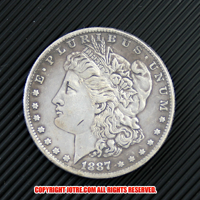 アメリカ　1ドル　銀貨　1887年
