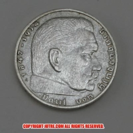 ★再入荷★本物☆ナチスドイツ銀貨reichsmark2ライヒスマルクコイン