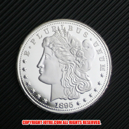 モルガン1ドル銀貨1895年プルーフ(レプリカコイン)