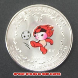 レプリカコイン☆北京オリンピック記念メダル サッカー