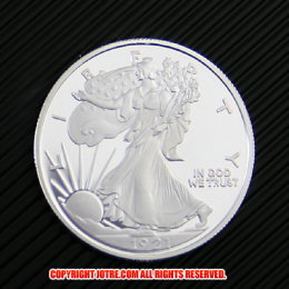 ウォーキング・リバティー・シルバー・ハーフダラー50セント銀貨(レプリカコイン)