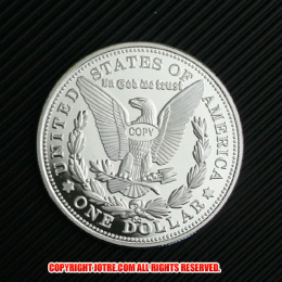 1円】アメリカ銀貨 1895年 モルガン1ドル銀貨 4枚おまとめ