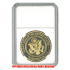 ケース入りジョーク金貨 アメリカ連邦捜査局 コイン(金メッキ)の画像3
