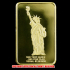 アメリカ”自由の女神”1オンスゴールドプレートの画像3