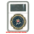ケース入りジョーク金貨 アメリカ連邦捜査局 コイン(金メッキ)の画像2