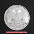 ワシントンクォーターダラー1932年銀貨1ドルプルーフ(レプリカコイン)の画像2