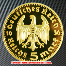 ドイツ1936年金貨(レプリカ)